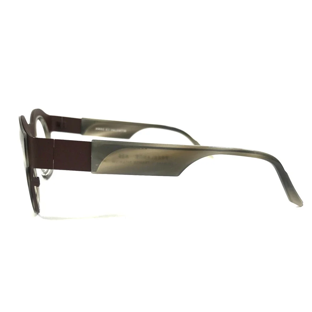 Anne & Valentin Eyeglasses Frames FREELANCE A26 Matte Brown Gray Horn 45-30-130
